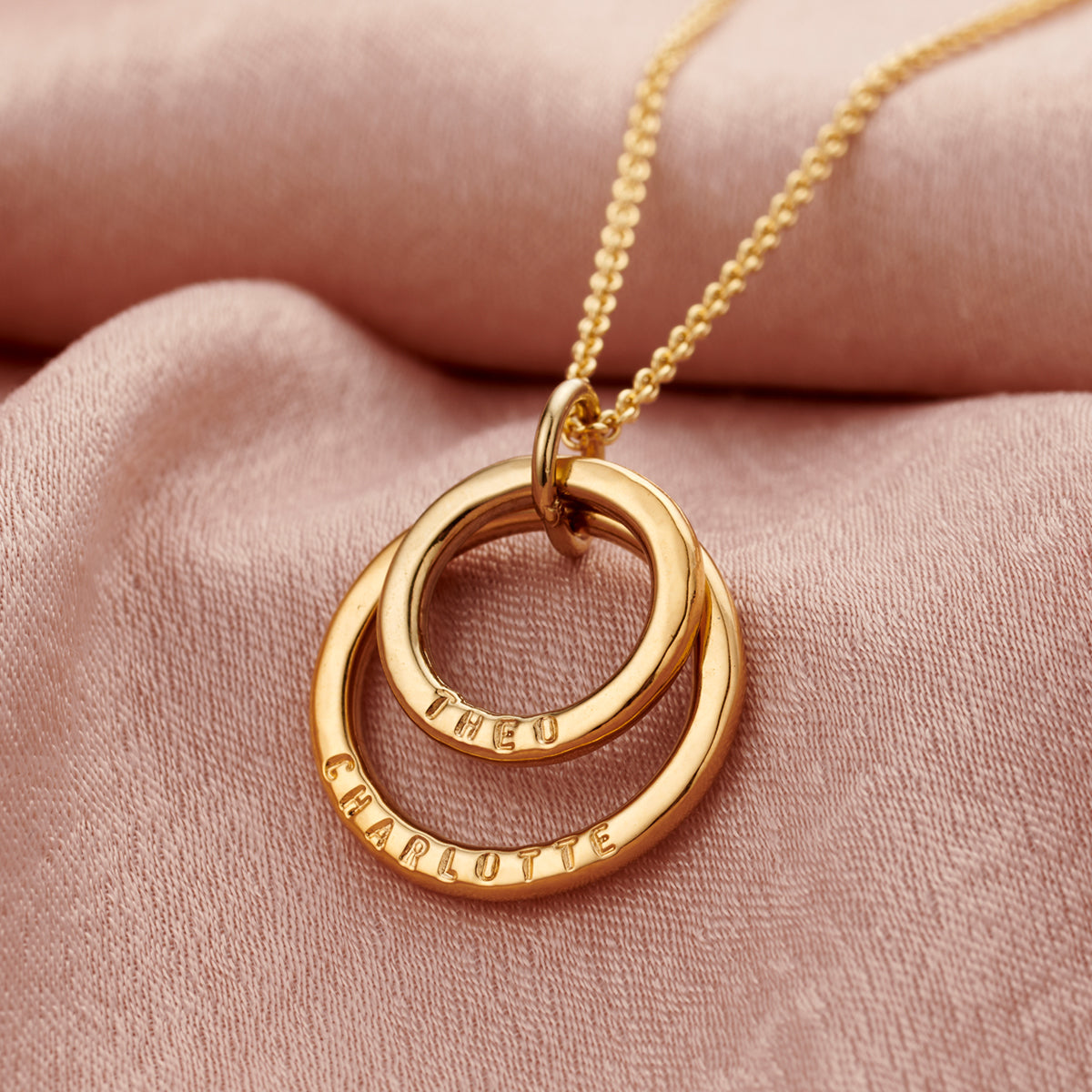 9ct Gold Baby Necklace For Mum Personalised 9ct Gold Baby Names