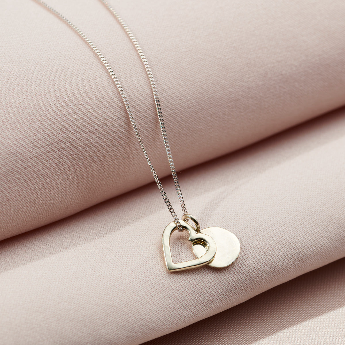 9ct Gold Heart & Tag Necklace