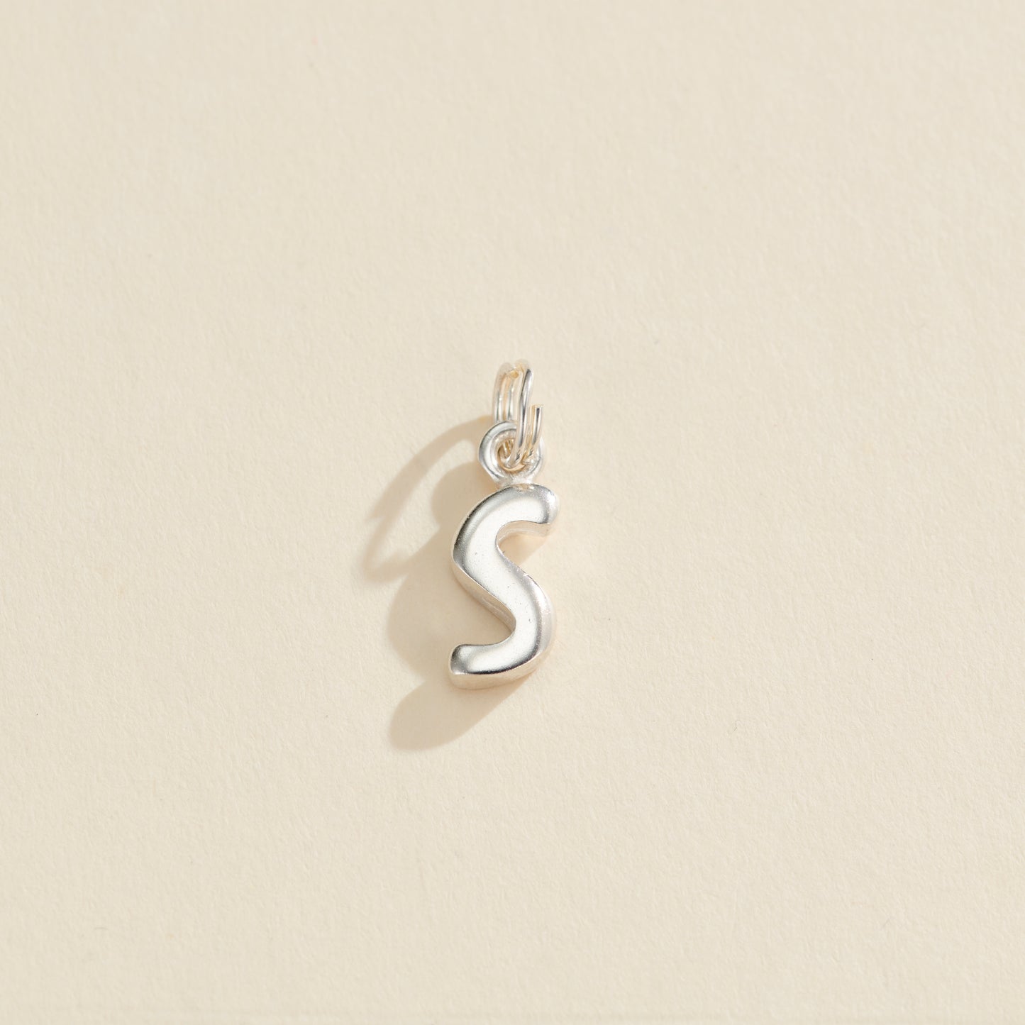 Chunky Initial Letter Charm