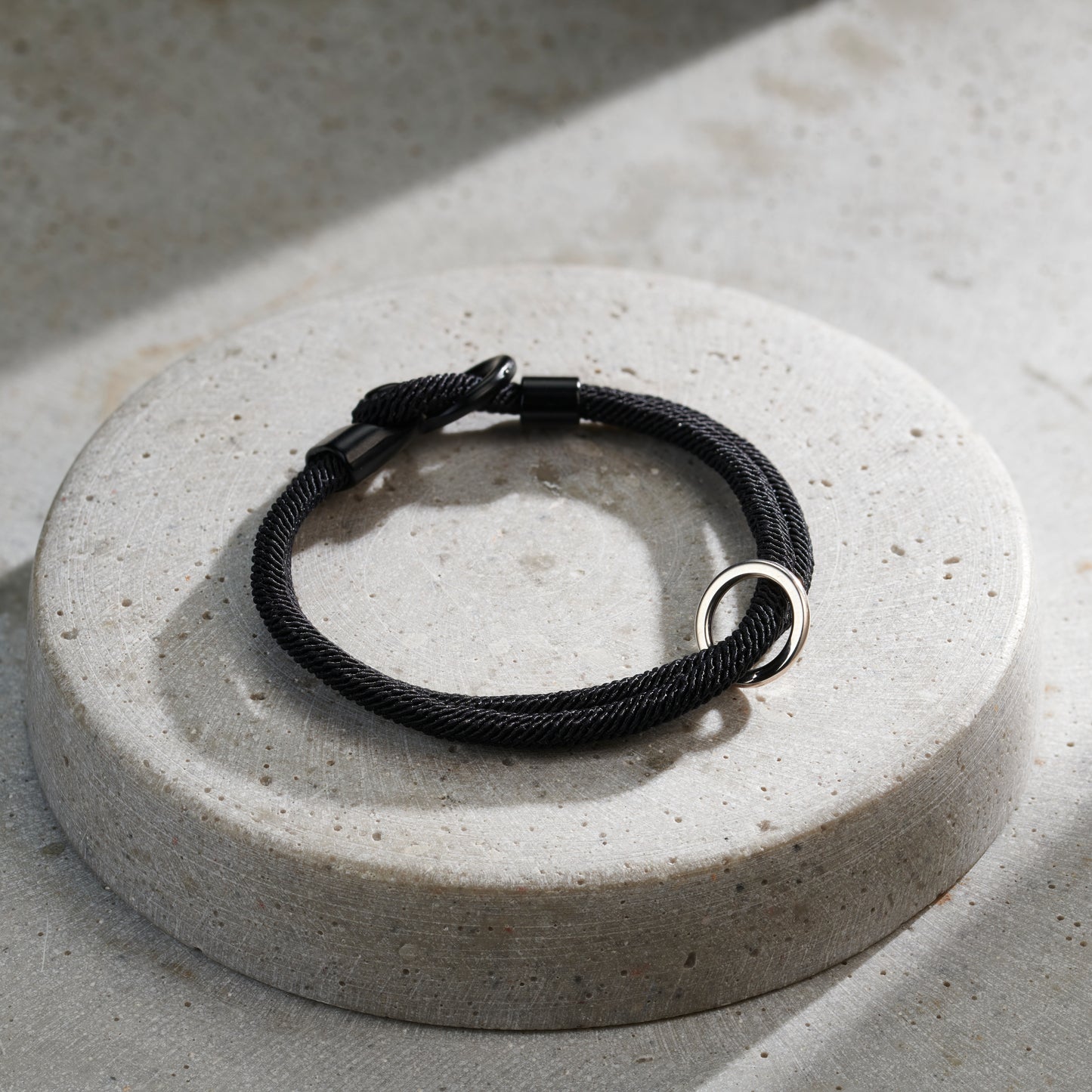 Men's Personalised Rope Cord Message Bracelet