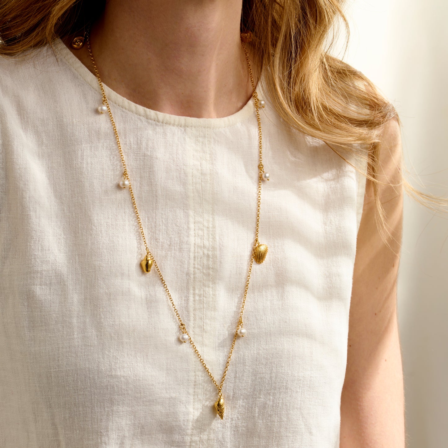 Shell Sunglasses Chain Necklace