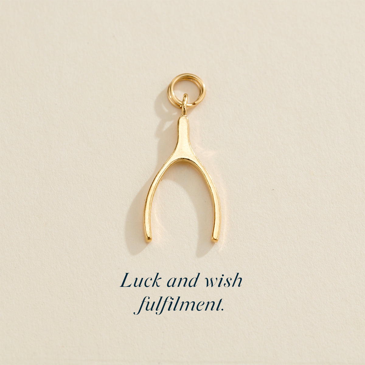 Wishbone Charm