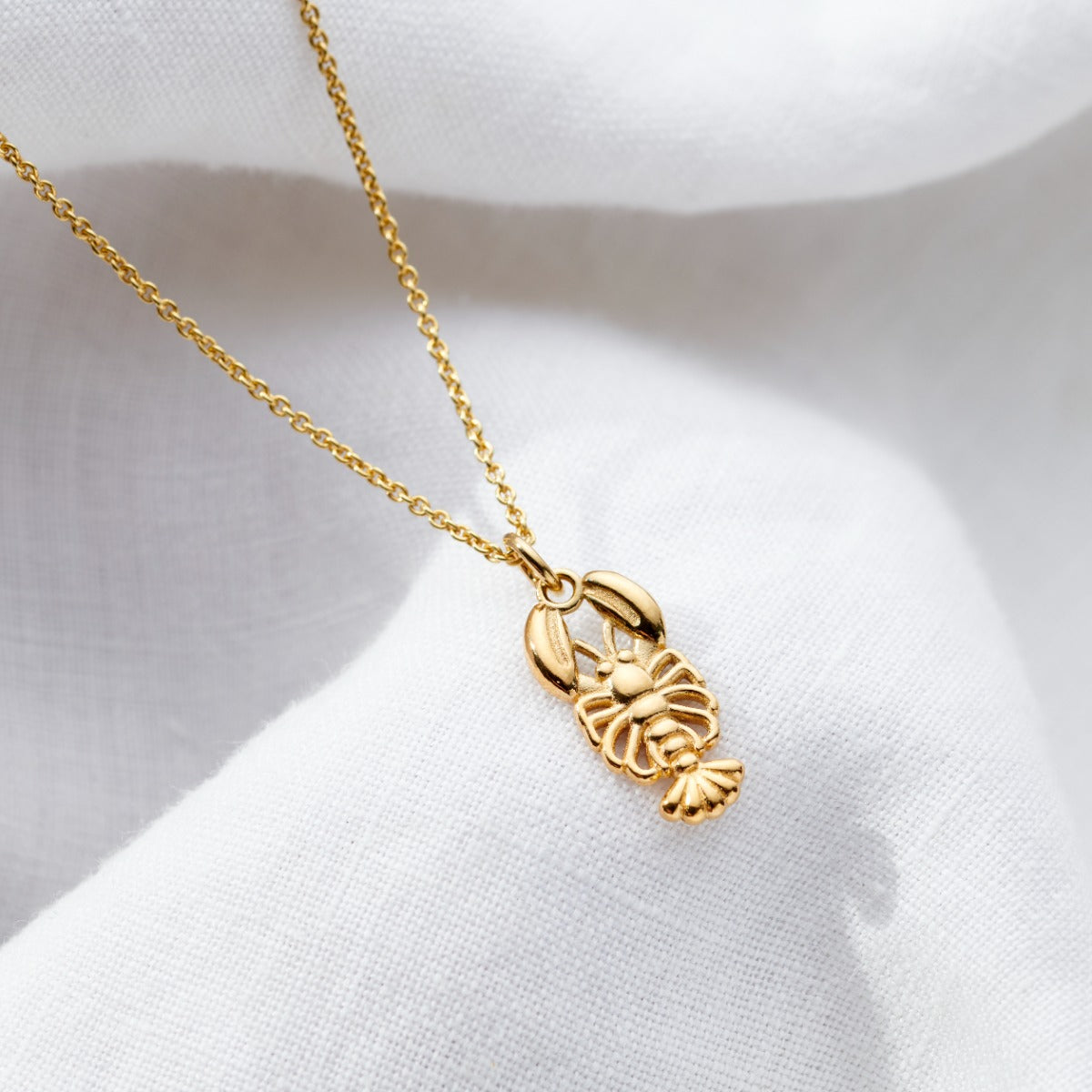 Lobster Charm Necklace Posh Totty Designs