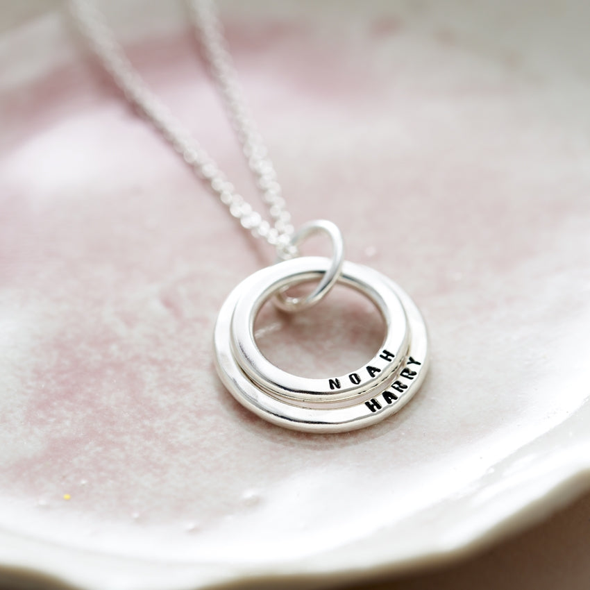 Personalised Baby Names Necklace Posh Totty Designs