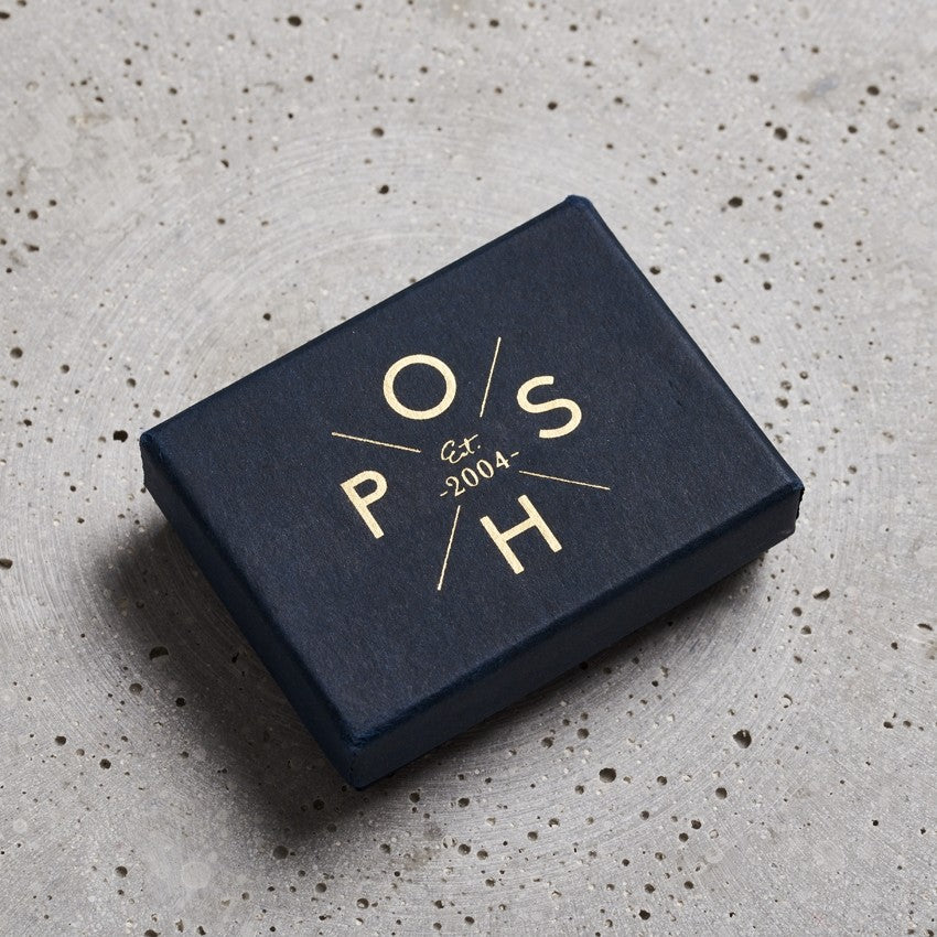 Engraved Wood Grain Tag Necklace