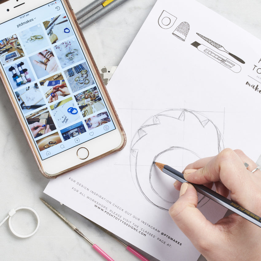 Personalised Silver Ring Making Kit