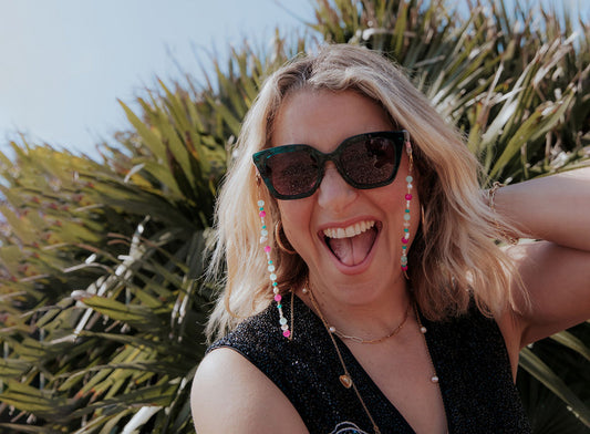Introducing Our Summer Collaboration with Zoe De Pass: Handmade Sunglasses Chains Designed in Brighton.