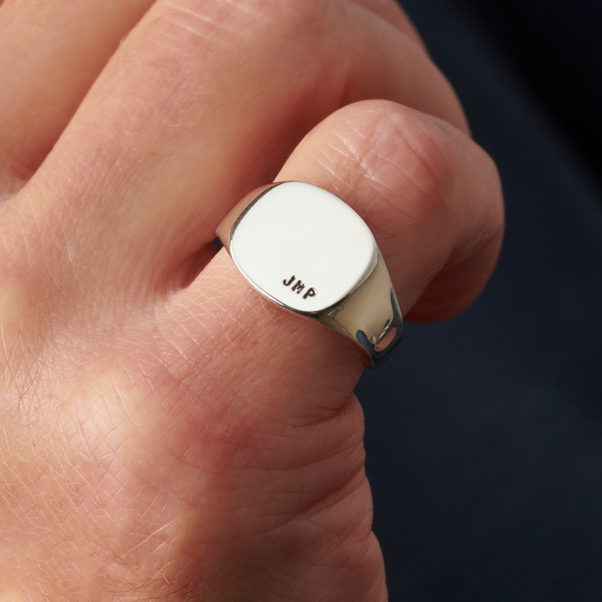 Mens Engraved Rings | Posh Totty Designs