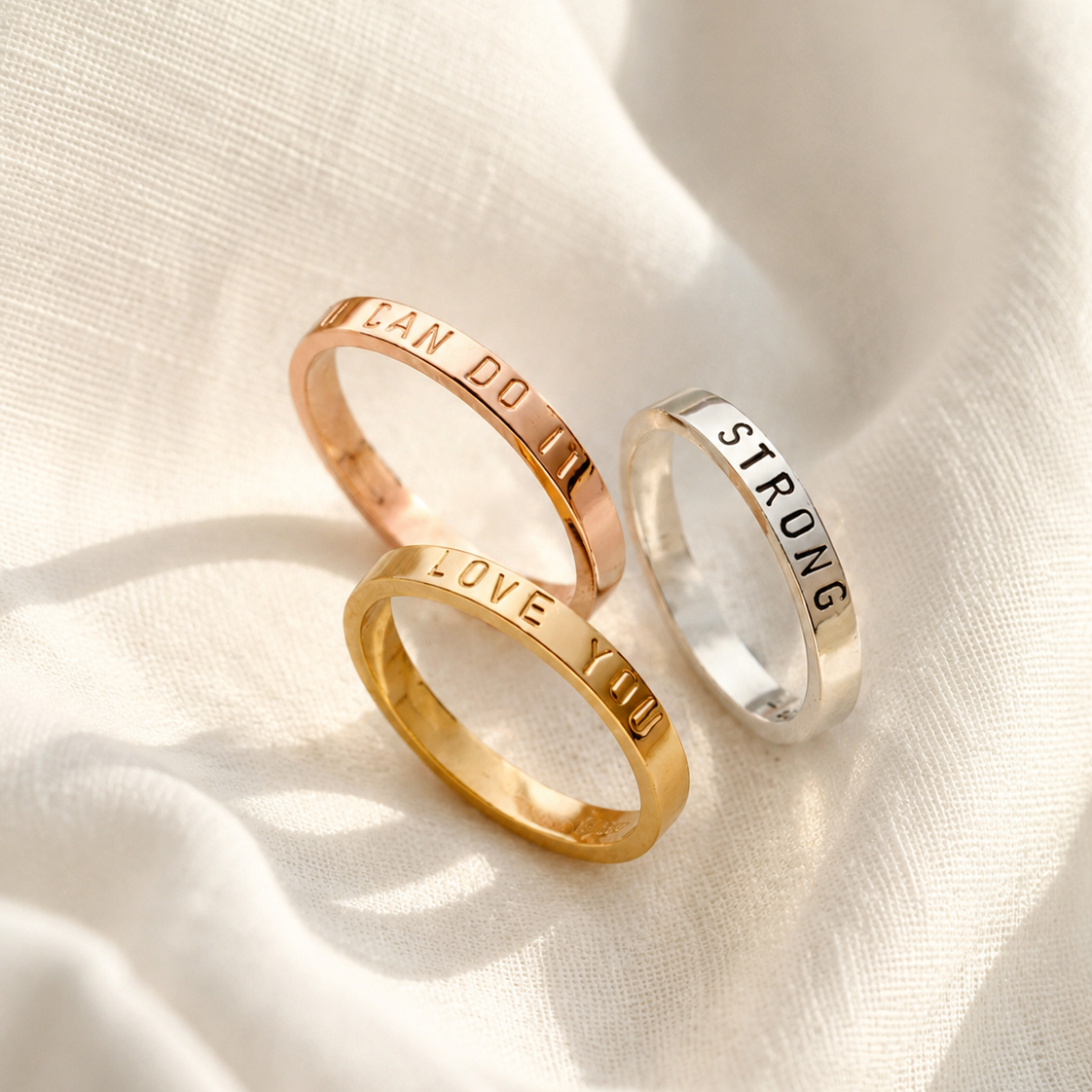 Personalised Slim Ring