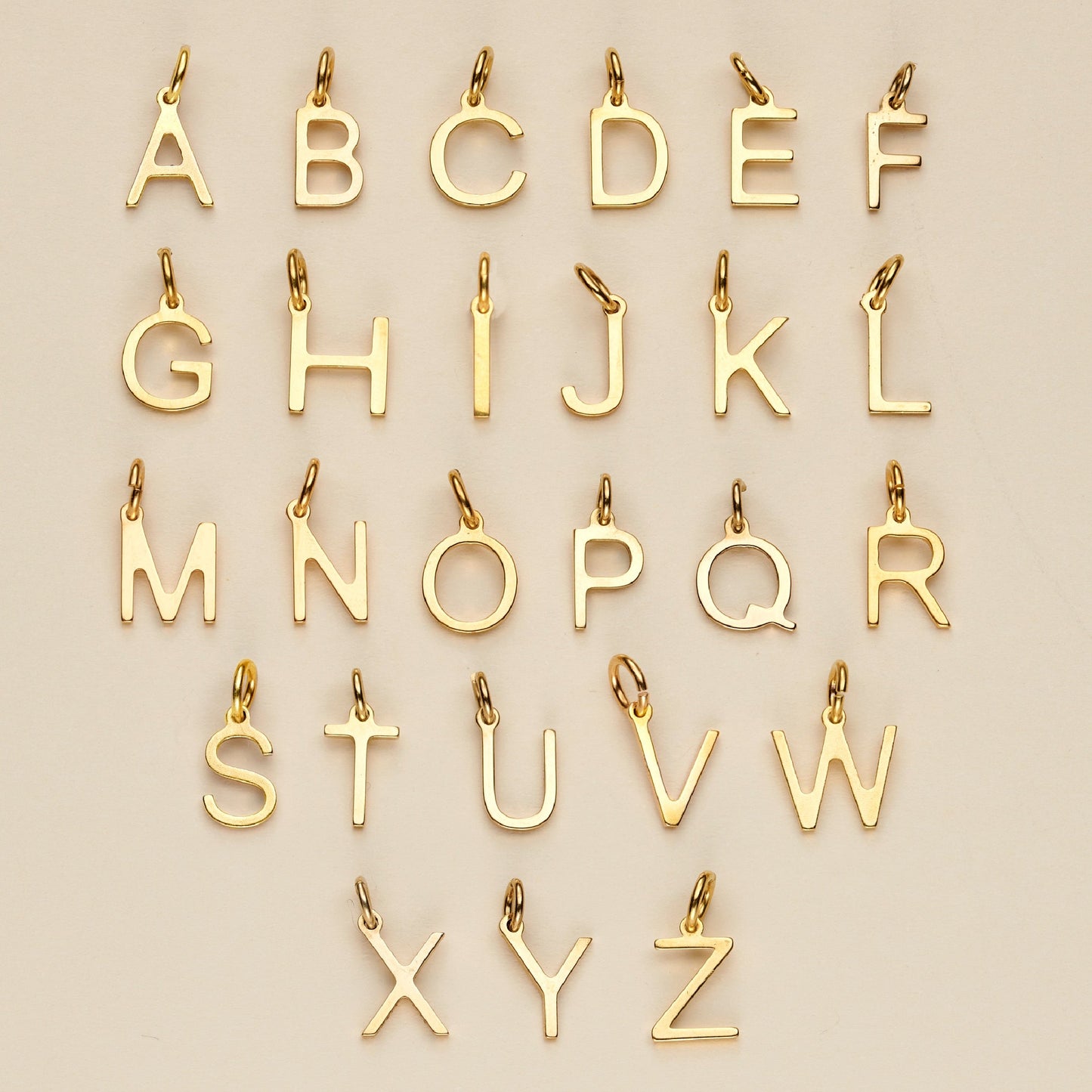 Mama and Baby Bear initial Charm Necklace