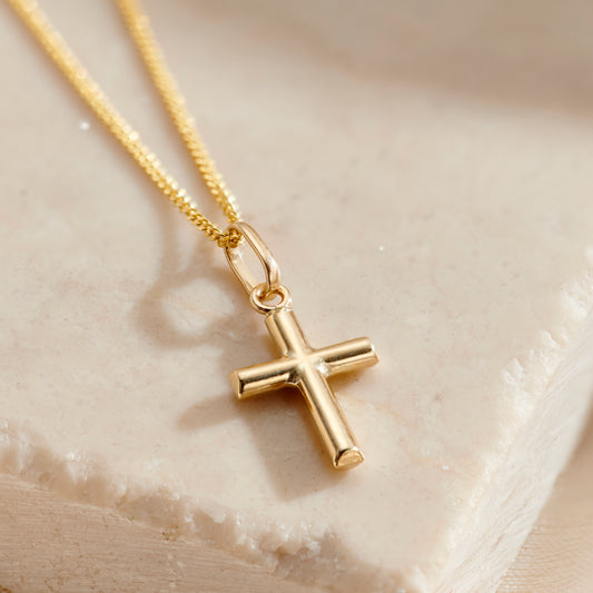 9ct Gold Cross Necklace
