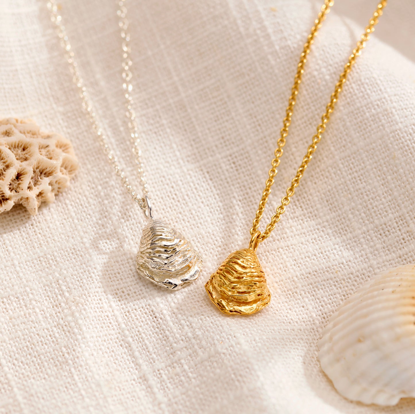 Mini Oyster Shell Necklace