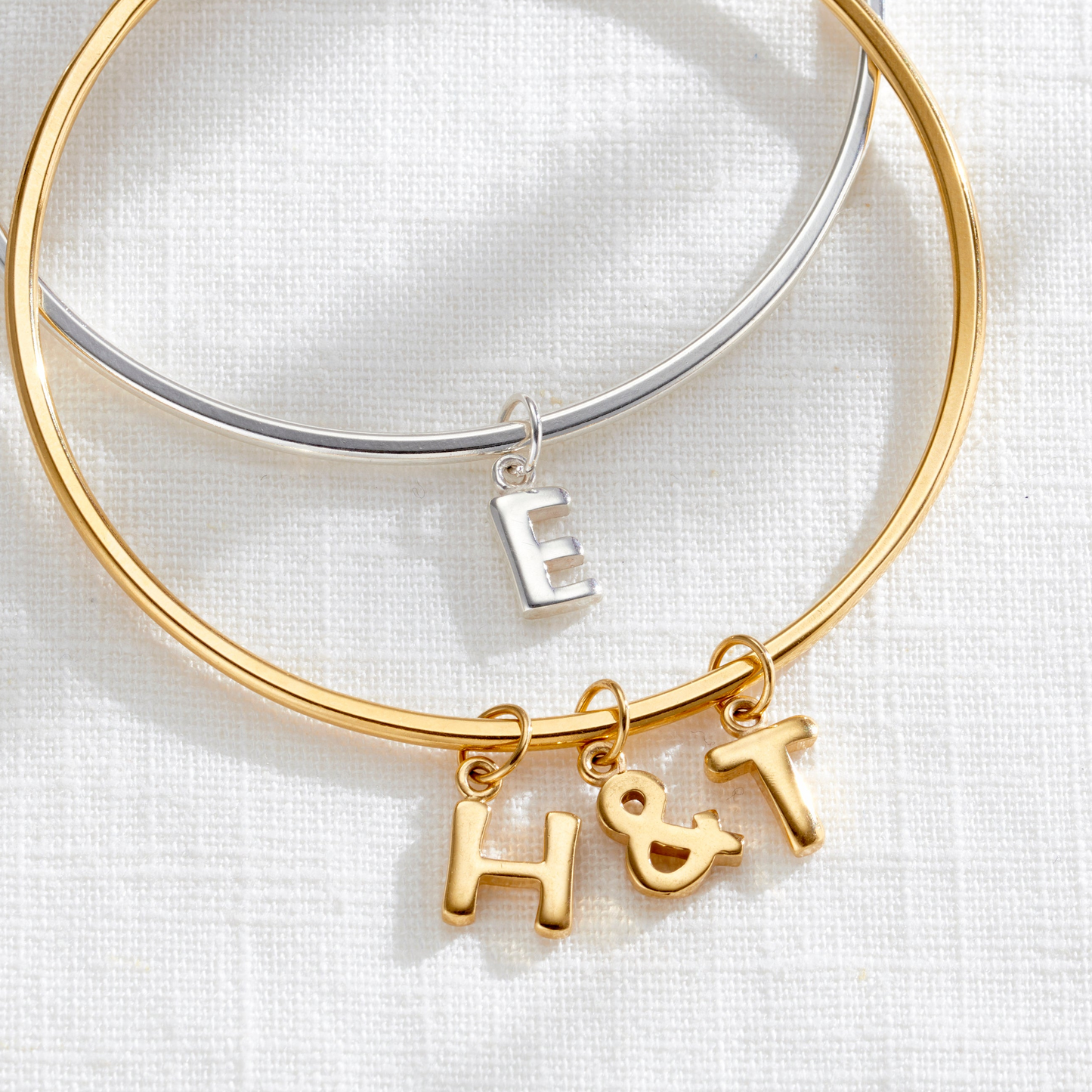 Chunky Initial Bangle