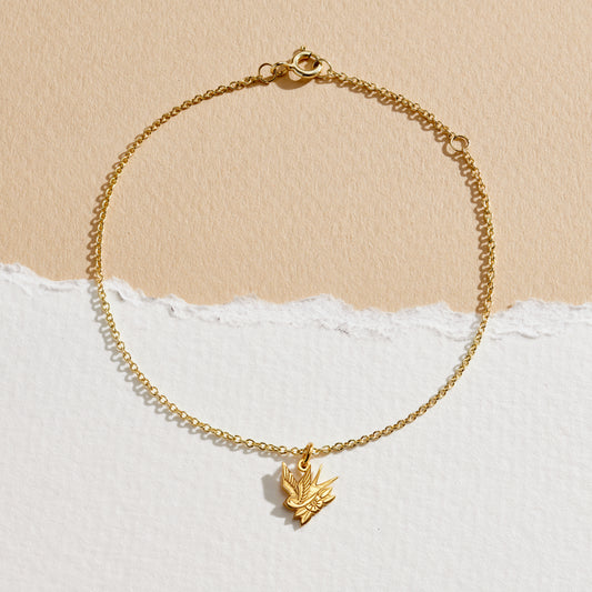 Personalised Engraved Tattoo Dinky Story Charm Bracelet