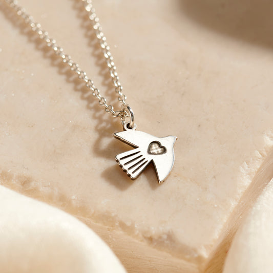 Dove of Hope Charm Necklace