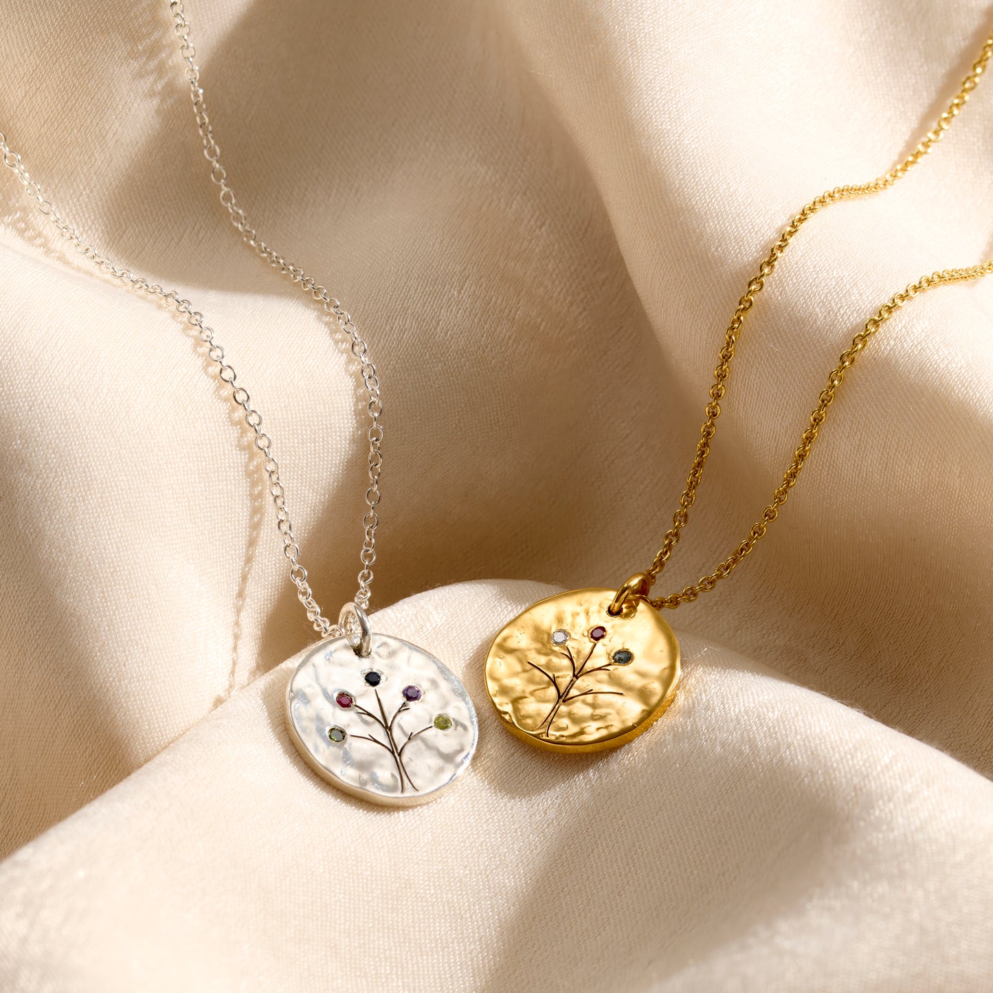 Personalised Birthstone Family Tree Necklace