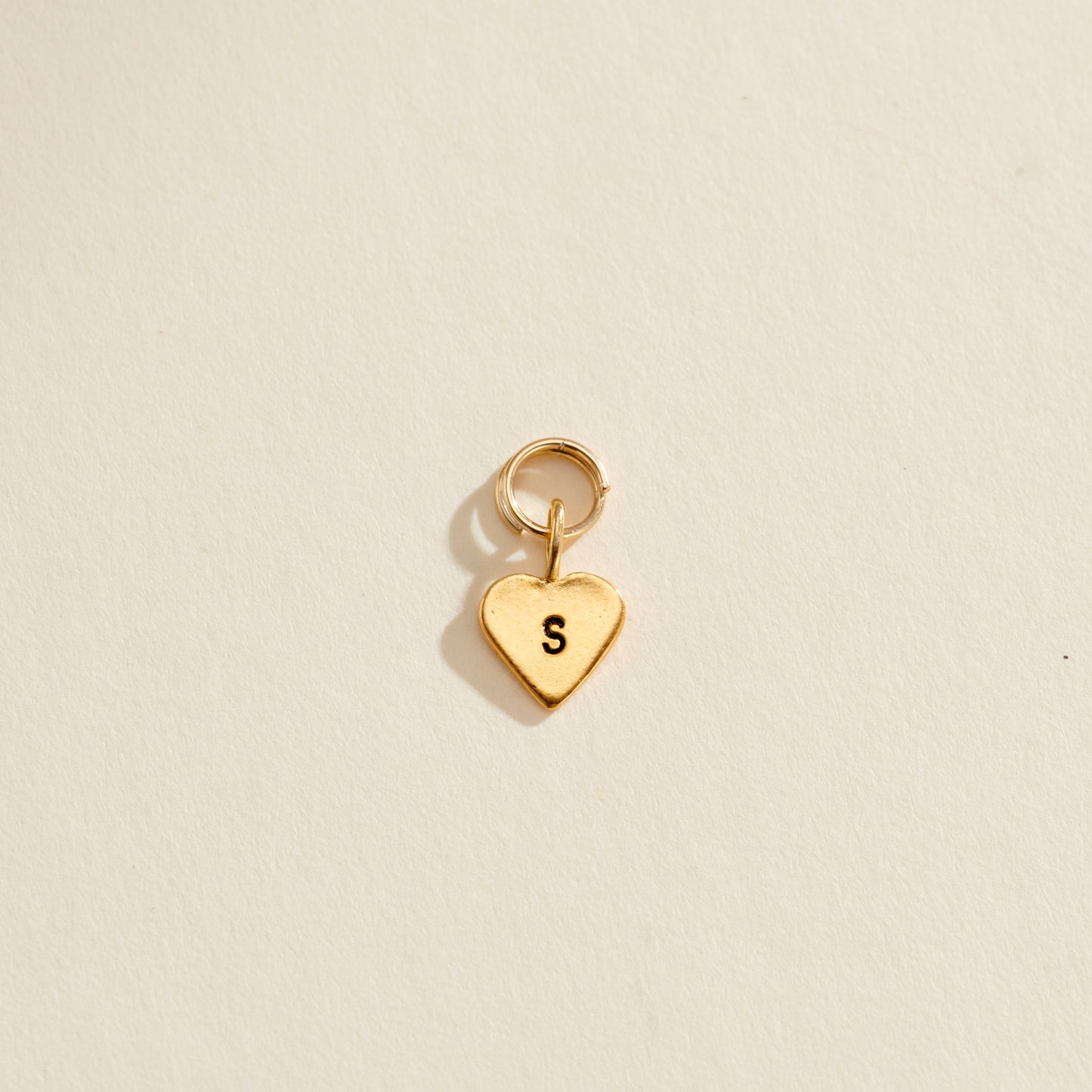 Initial Heart Charm
