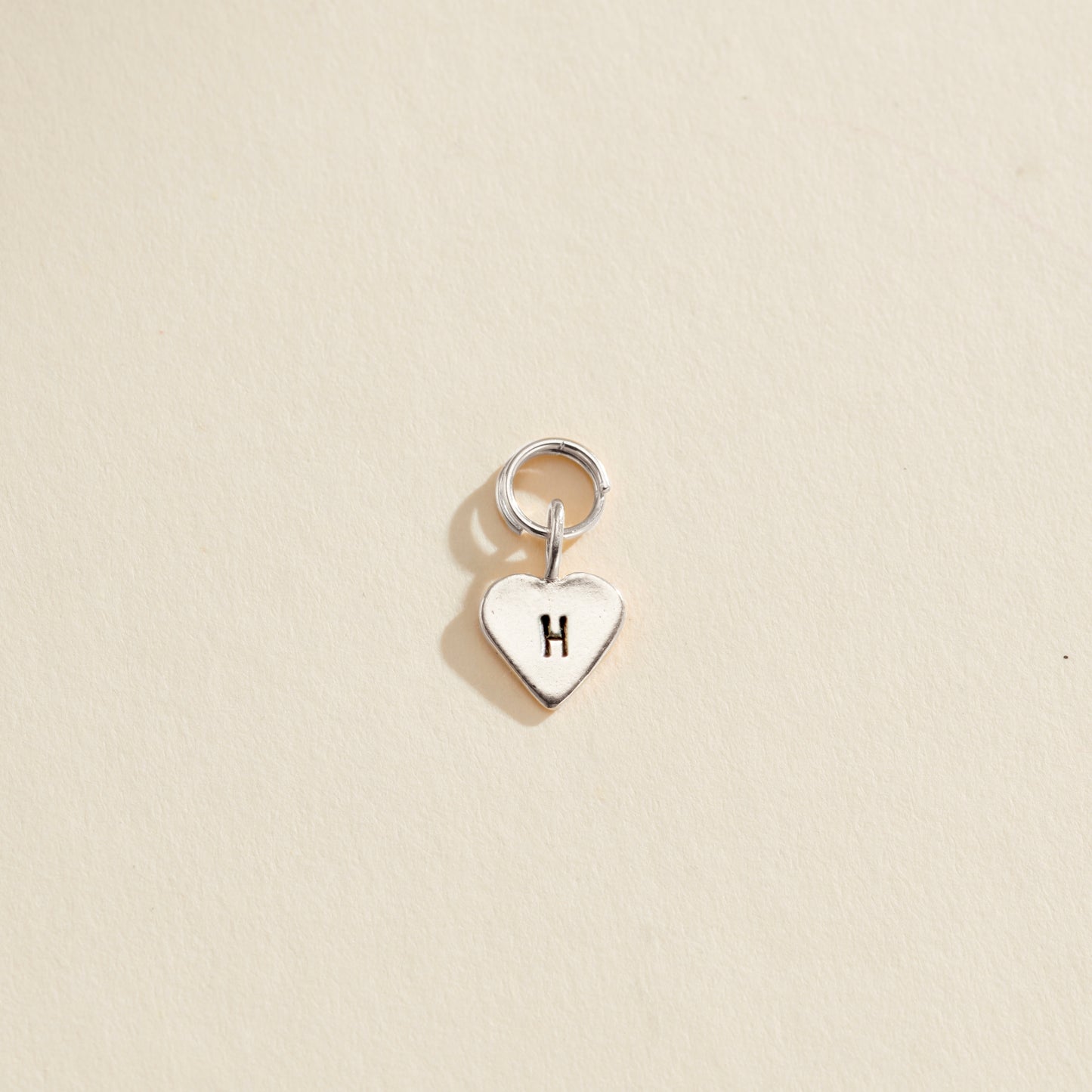 Initial Heart Charm