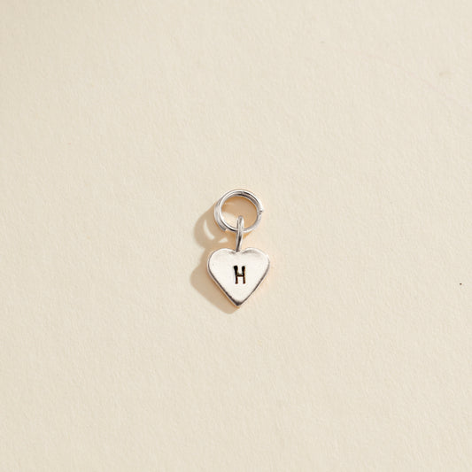 Initial Heart Charm