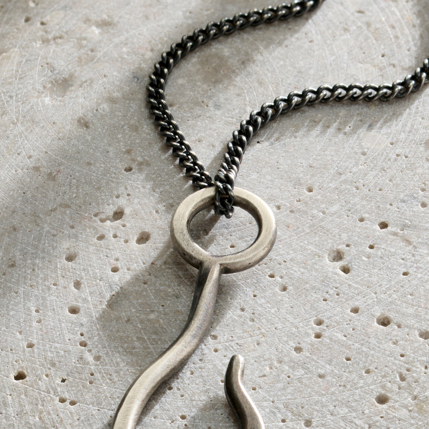 Men's Personalised Hook Necklace
