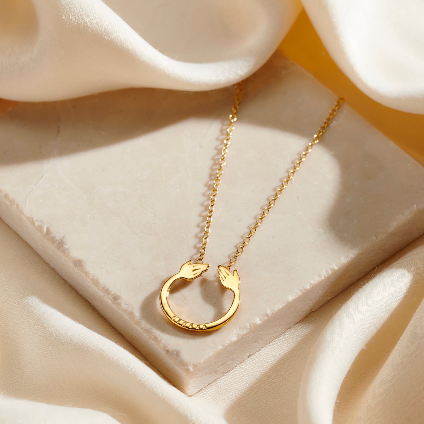 Personalised Share A Hug Necklace