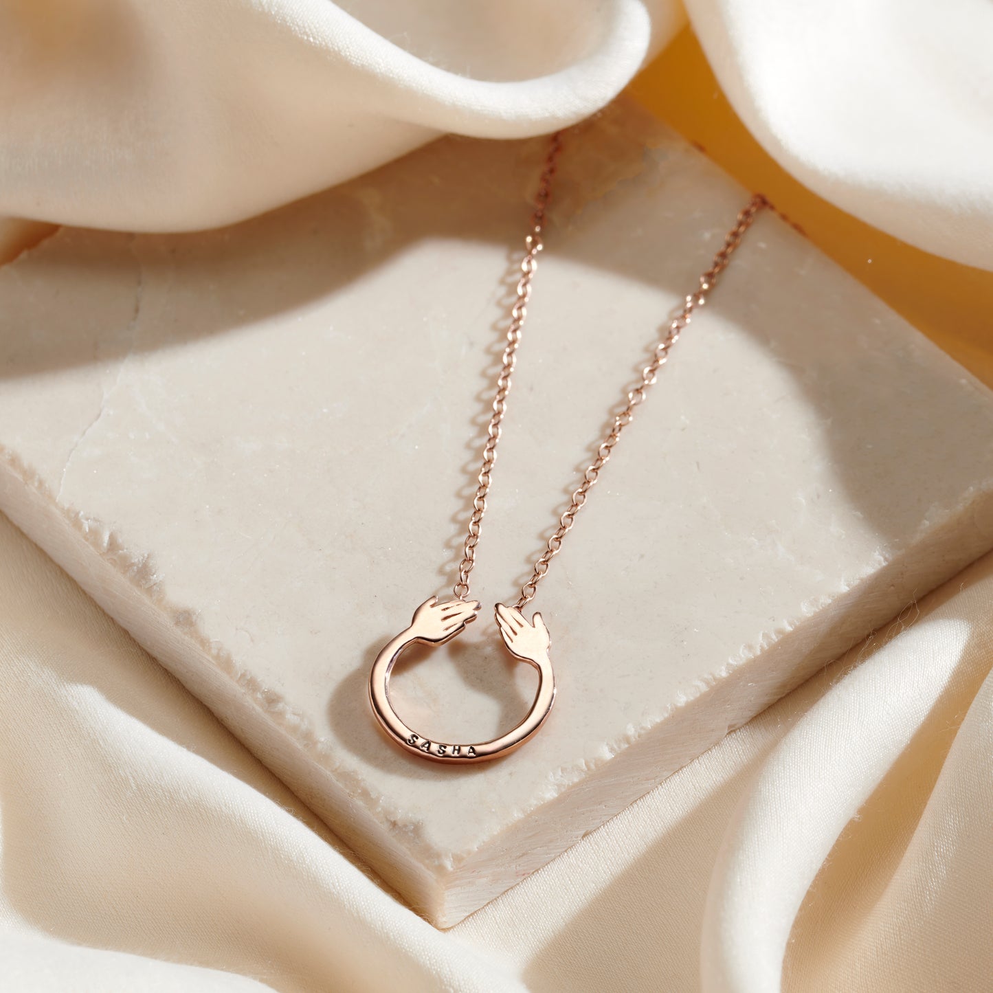 Personalised Share A Hug Necklace