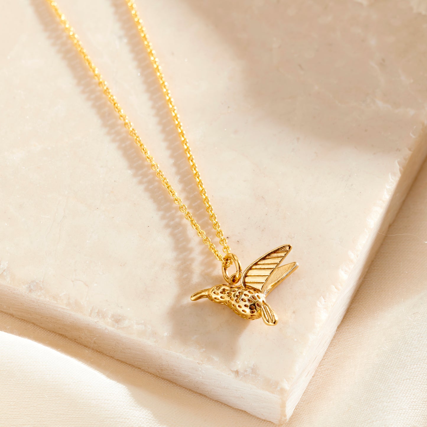 Hummingbird Charm Necklace