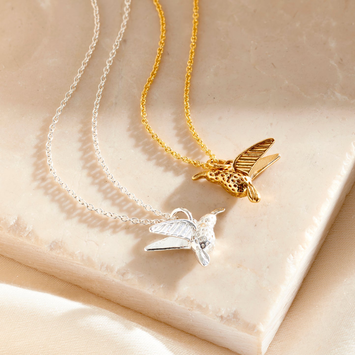 Hummingbird Charm Necklace