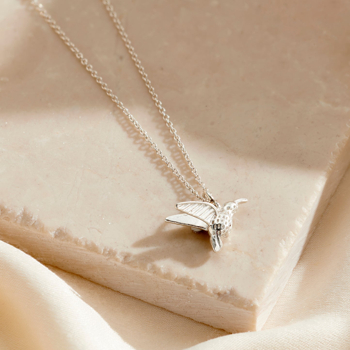 Hummingbird Charm Necklace