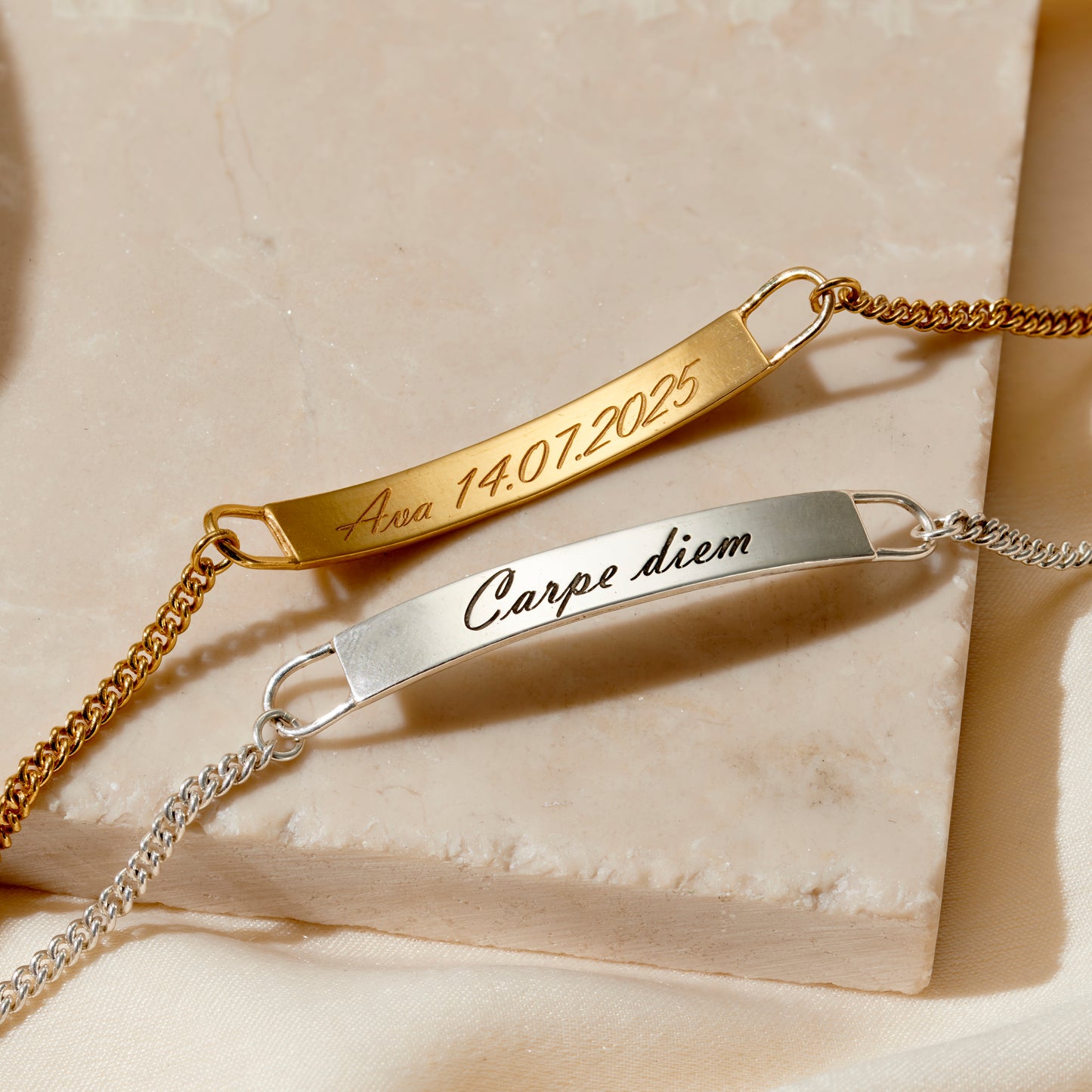 Personalised Script ID bracelet