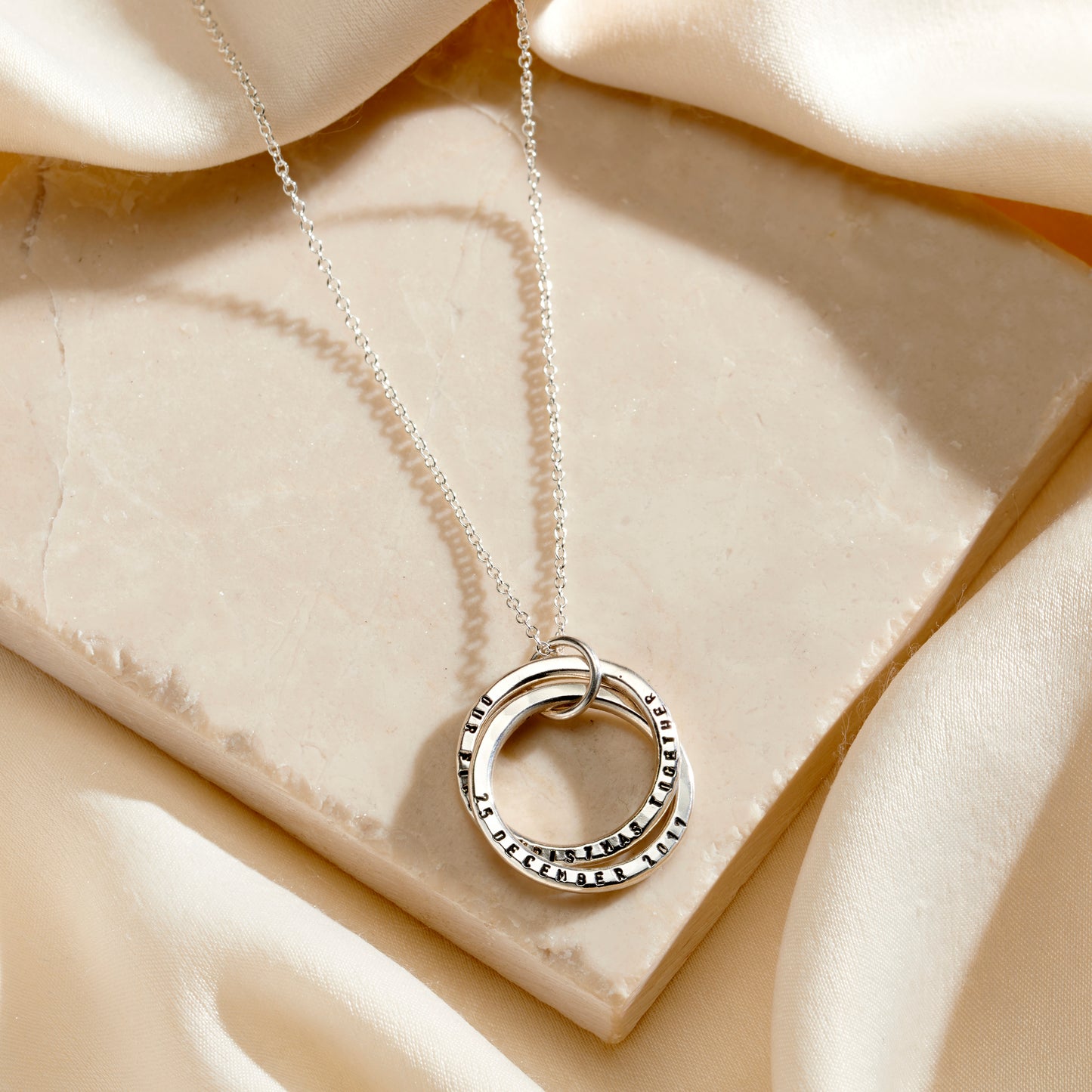 Personalised Interlinking Names Necklace