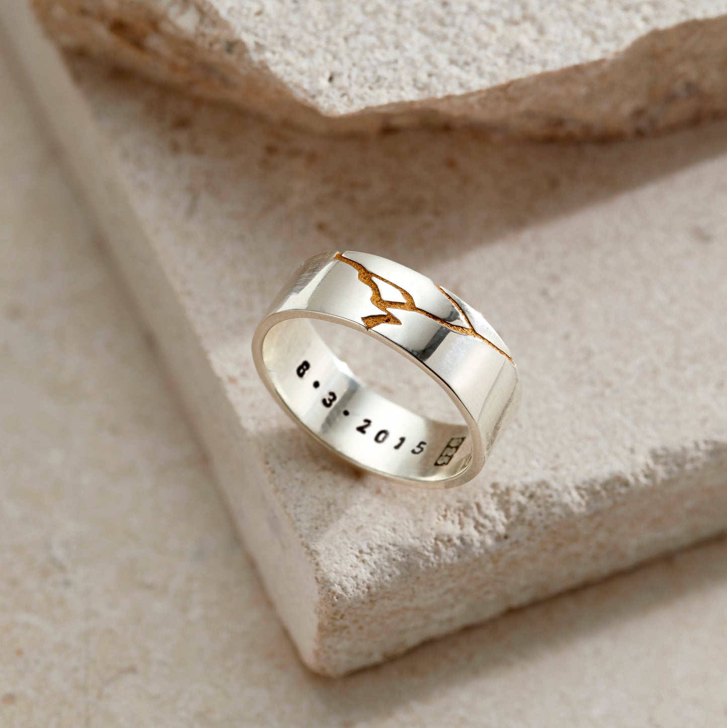 Personalised Kintsugi Ring