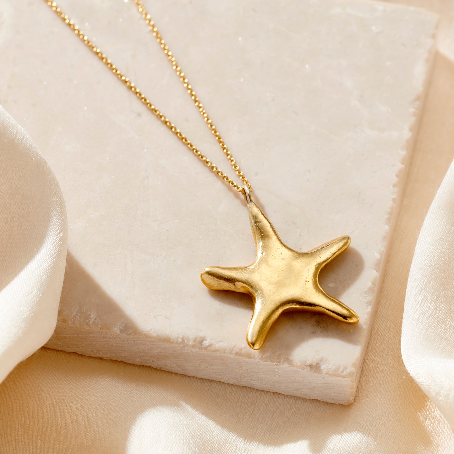 Large Chunky Star Pendant Necklace