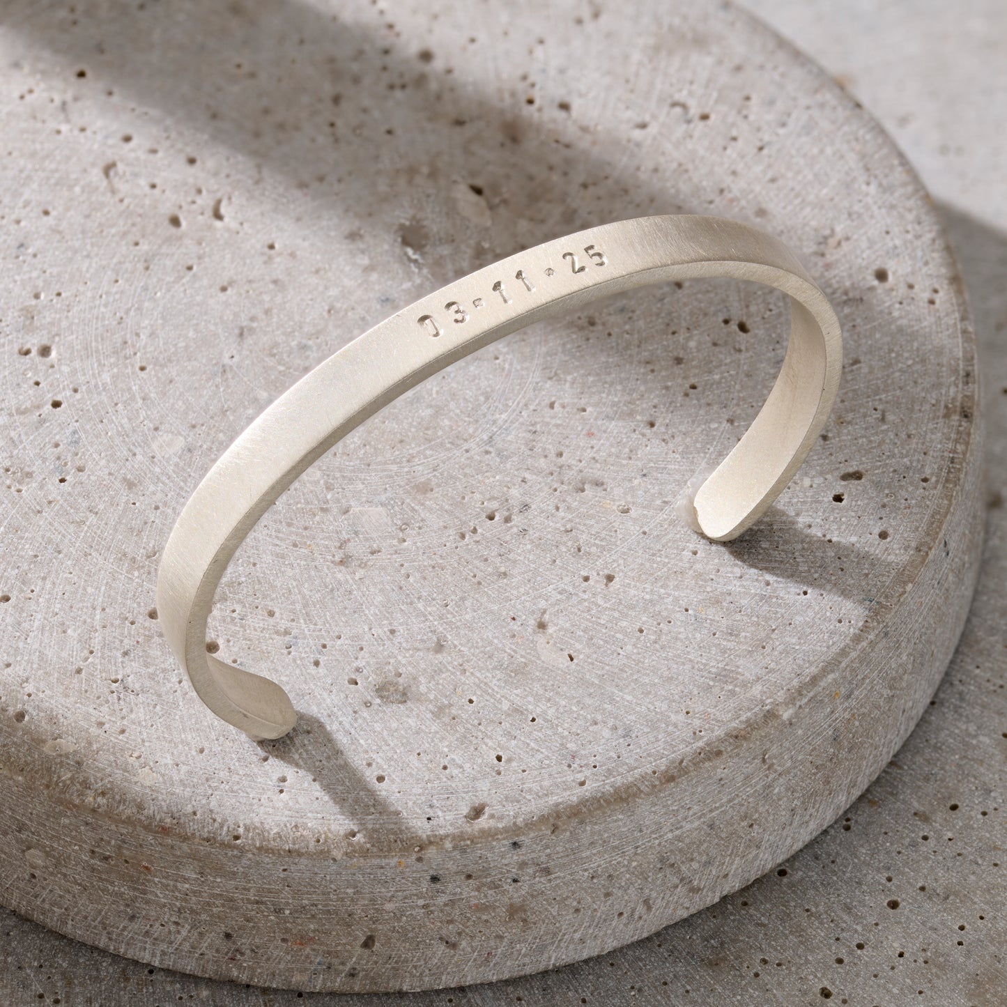 Personalised Men's Cuff Bangle