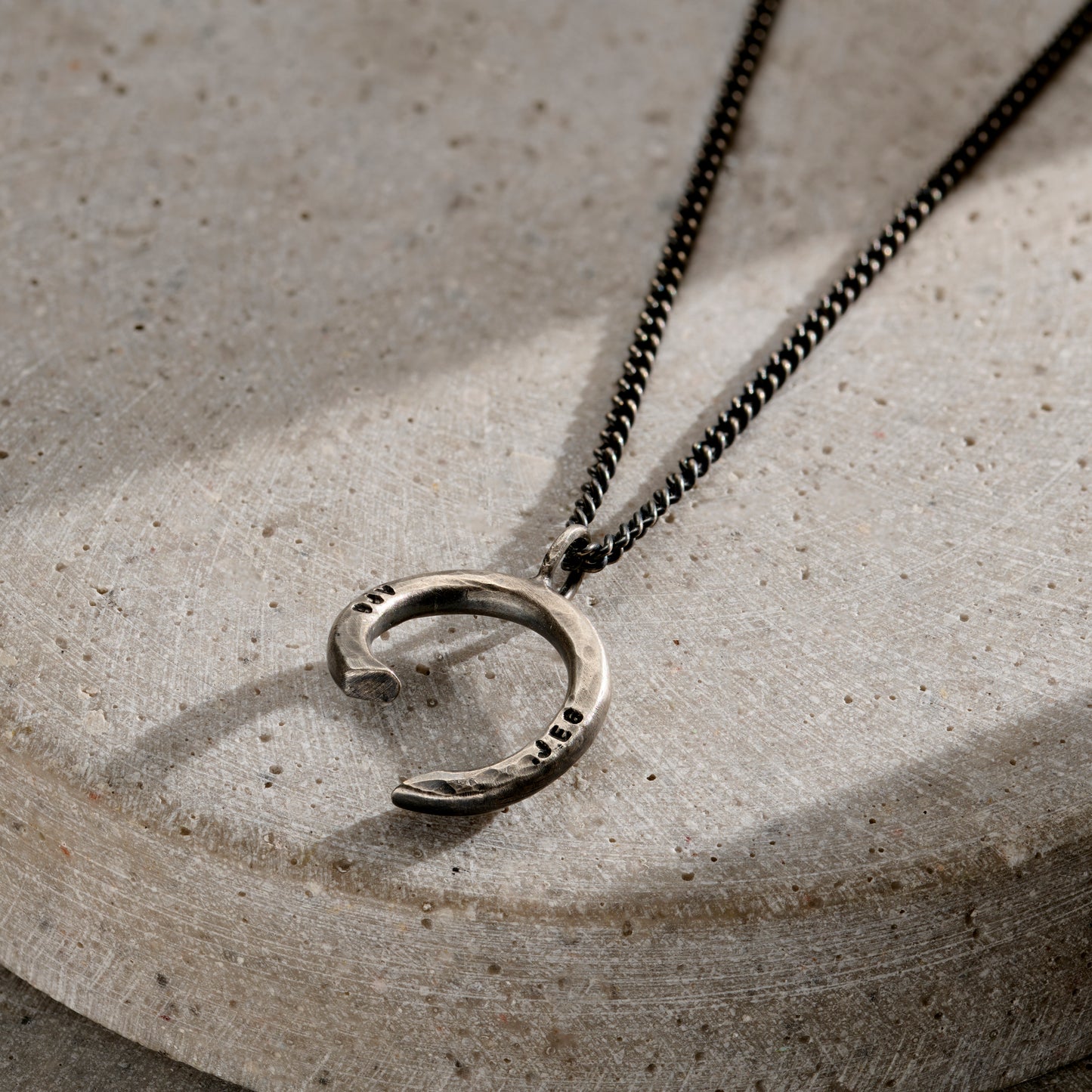 Personalised Men's Open Flow Pendant Necklace