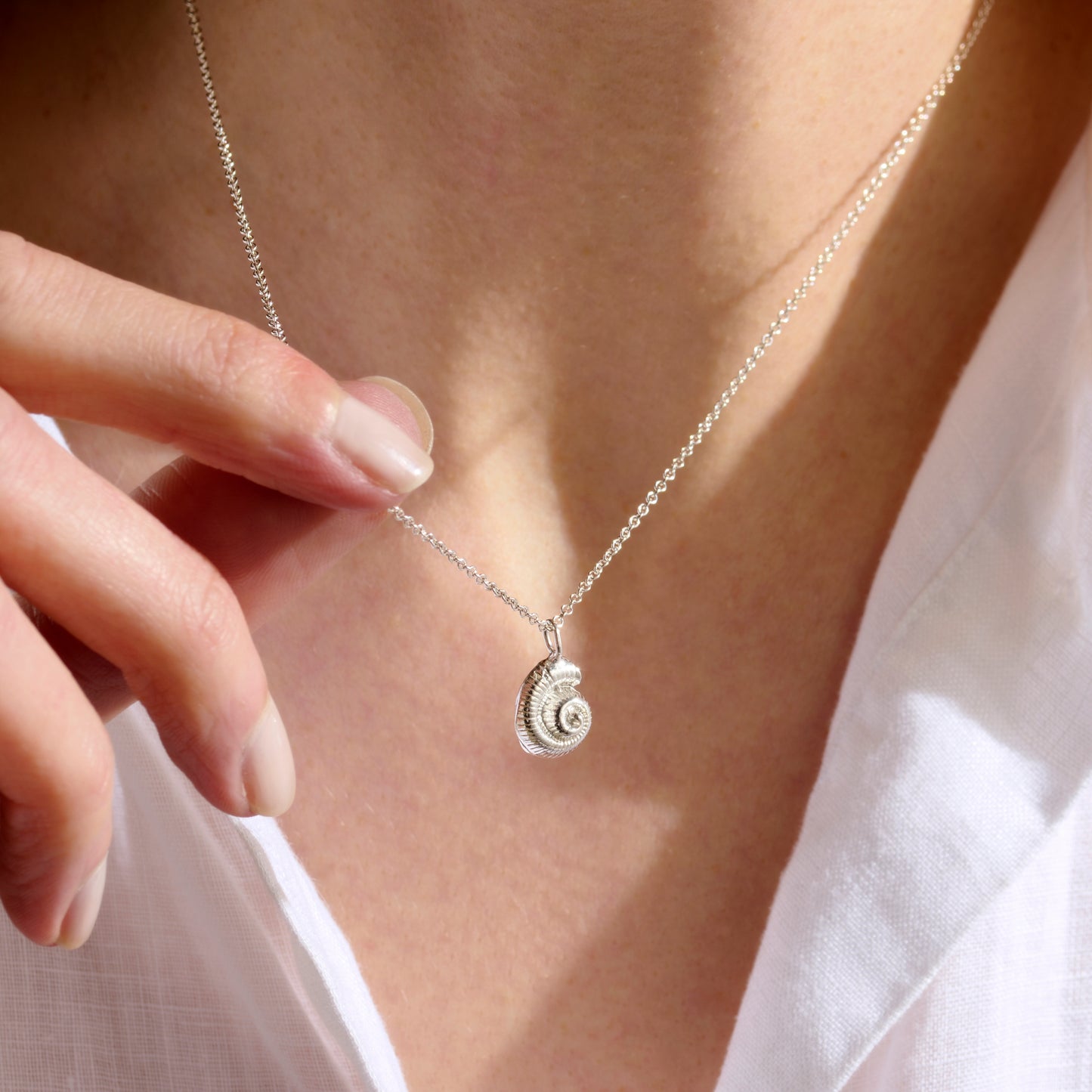 Mini Nautilus Shell Necklace
