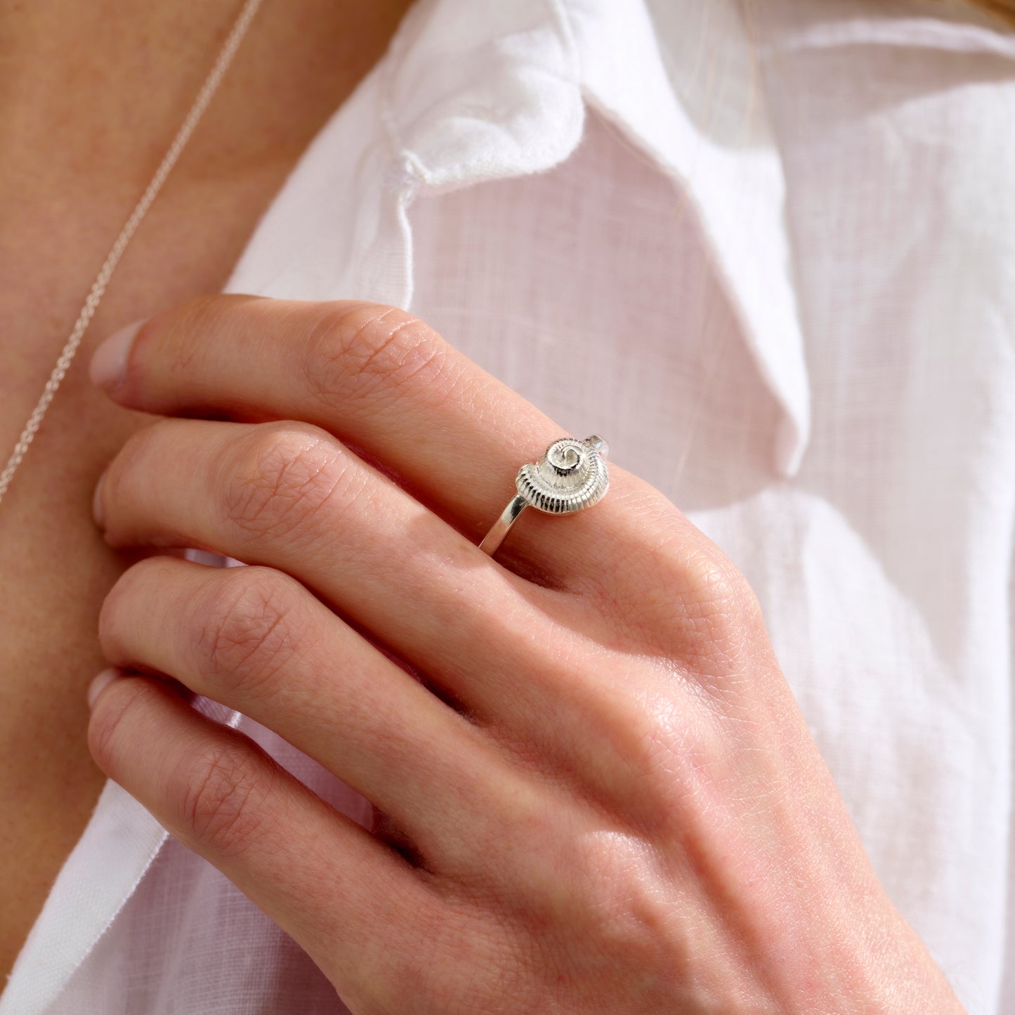 Nautilus Shell Ring