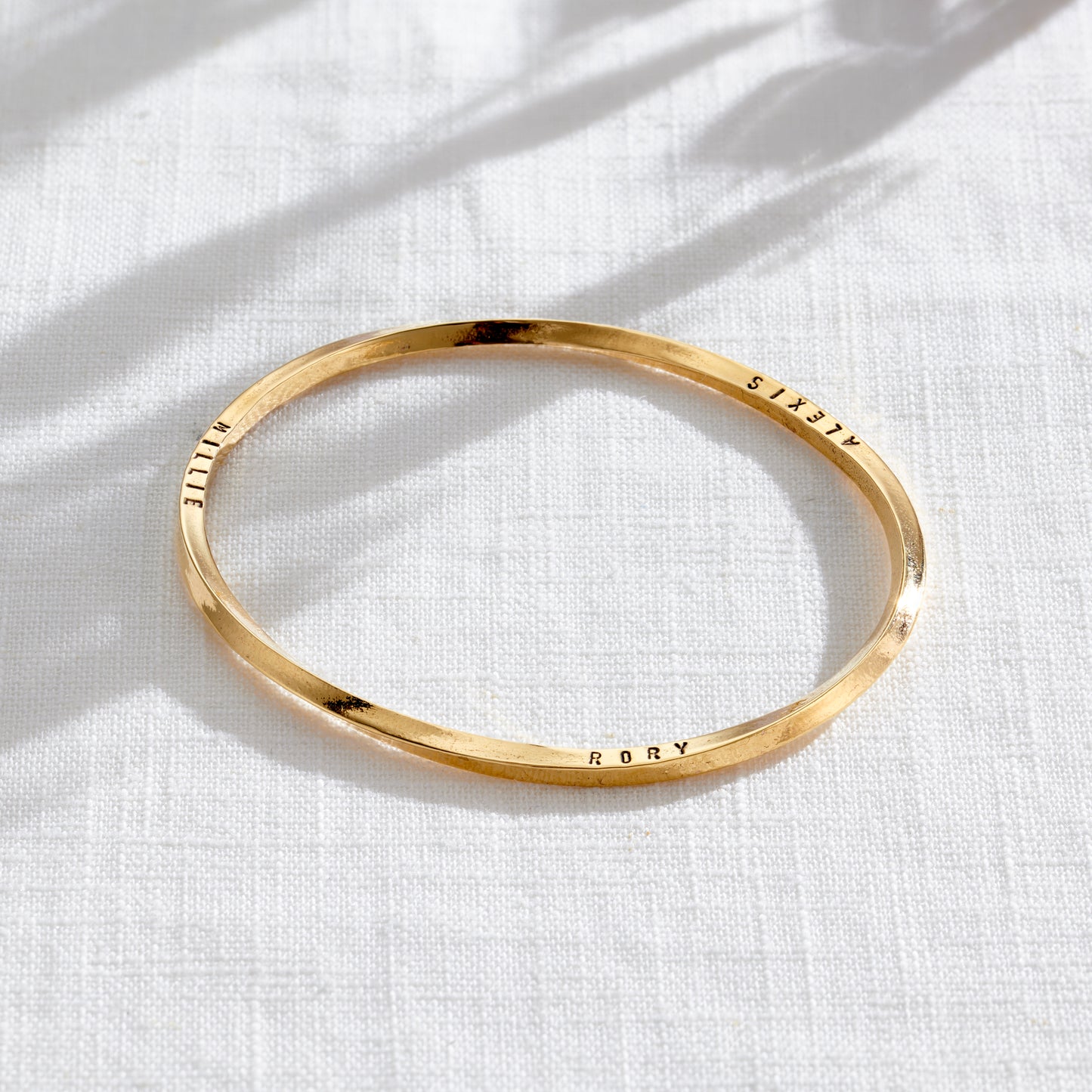 Personalised Infinity Bangle