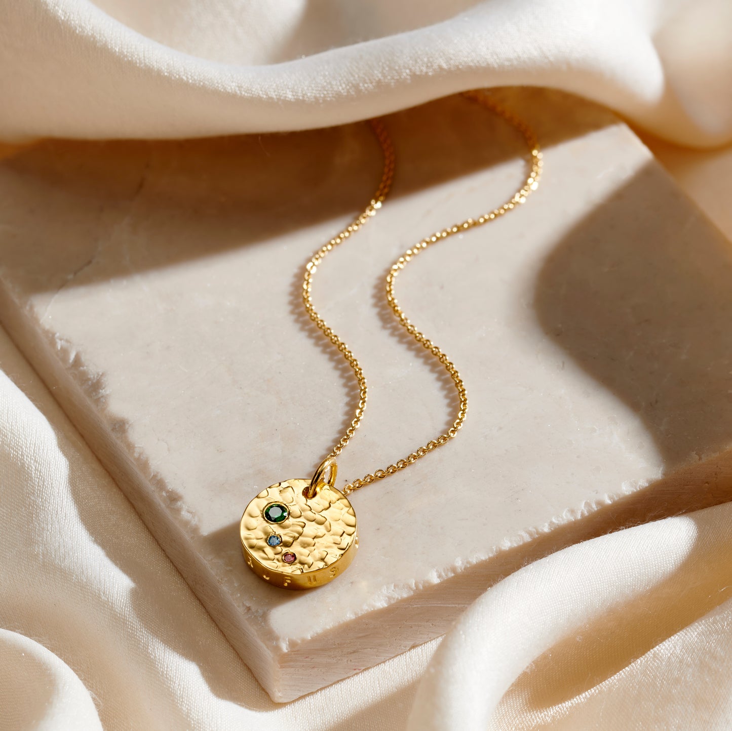 Confetti Mummy & Family Birthstone Necklace