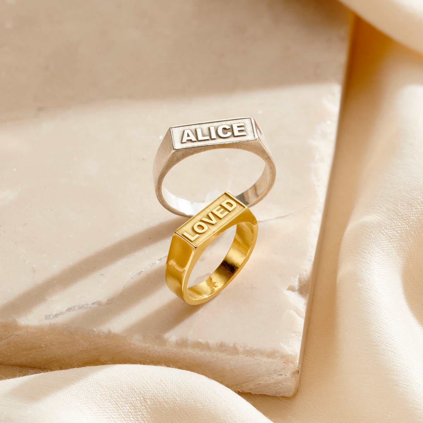 Personalised Engraved Impression Signet Ring