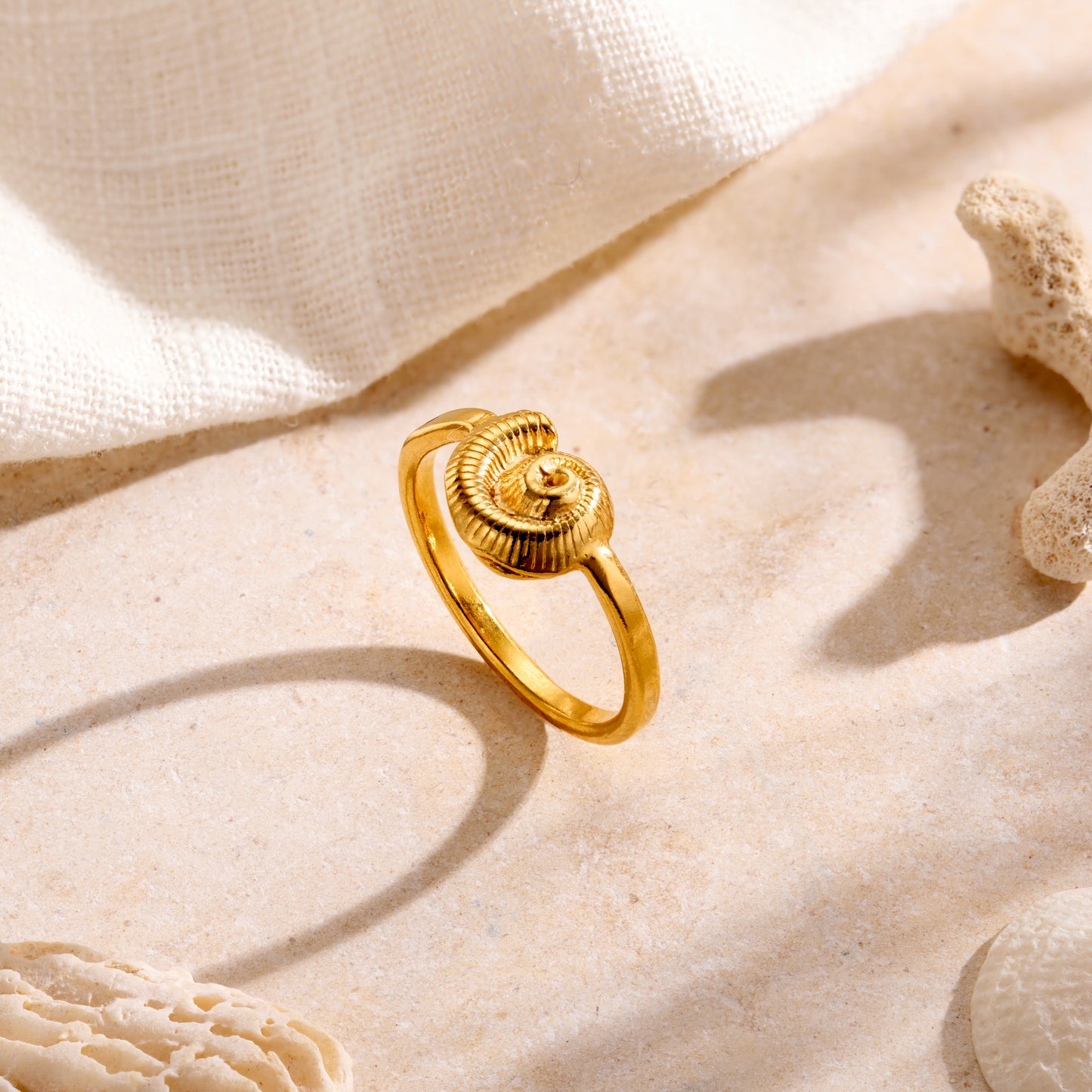 Nautilus Shell Ring