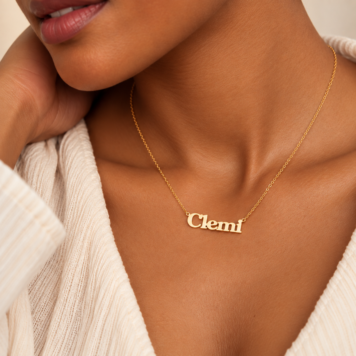 Personalised Cleo Name Necklace