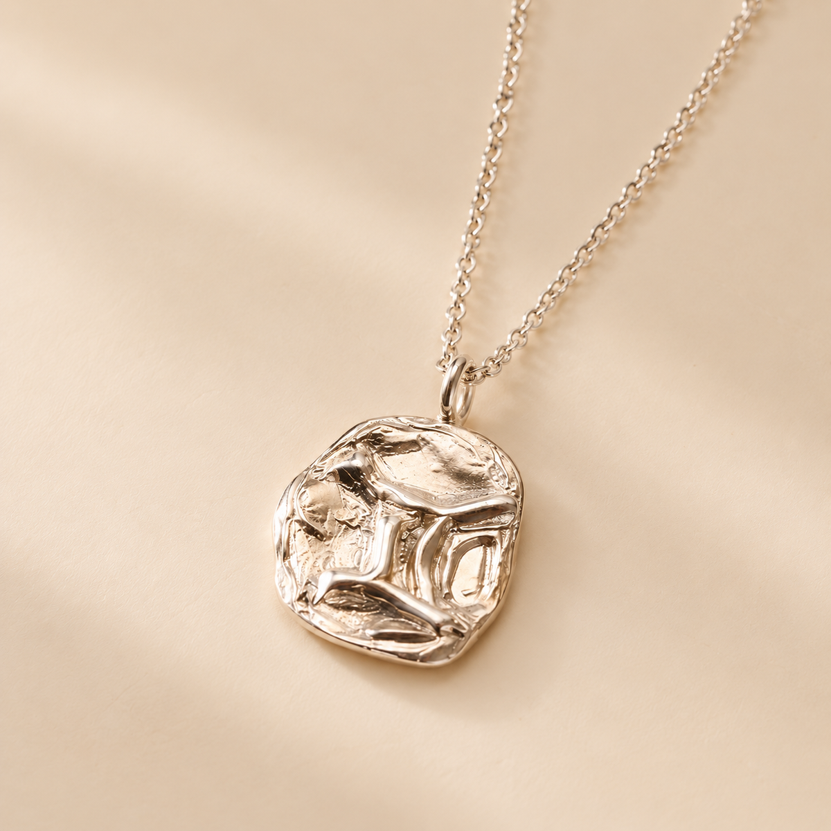 Personalised Zodiac Pebble Talisman Necklace