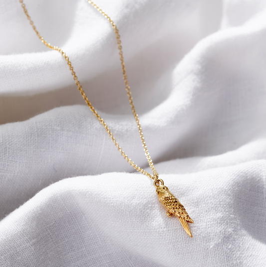 Soulmate Parrot Charm Necklace
