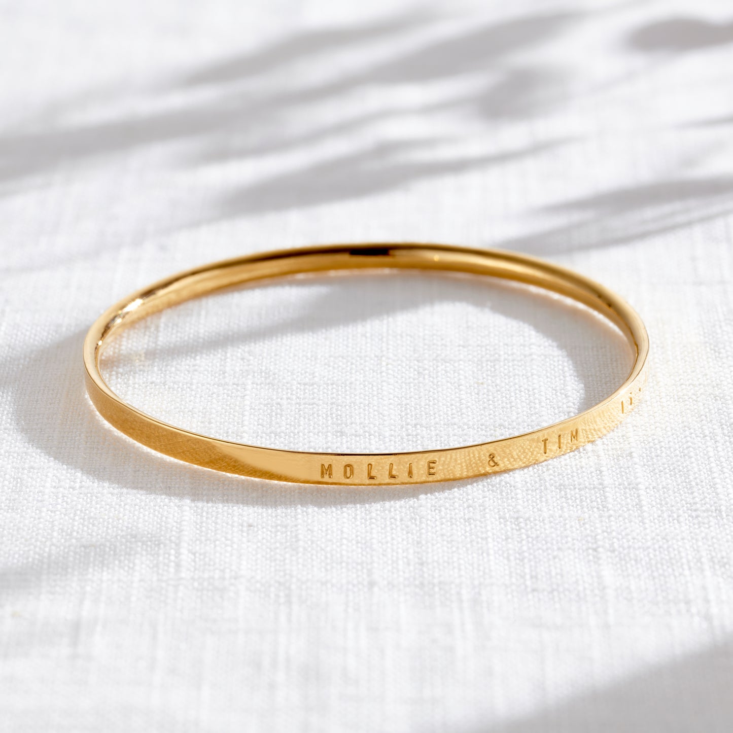 Personalised Script Bangle