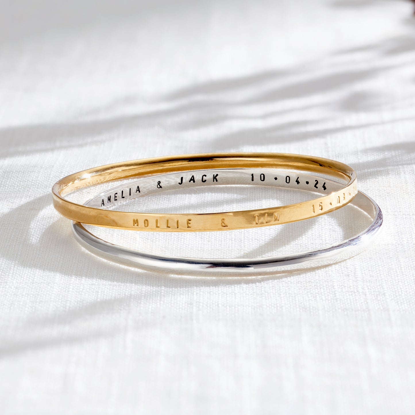 Personalised Script Bangle
