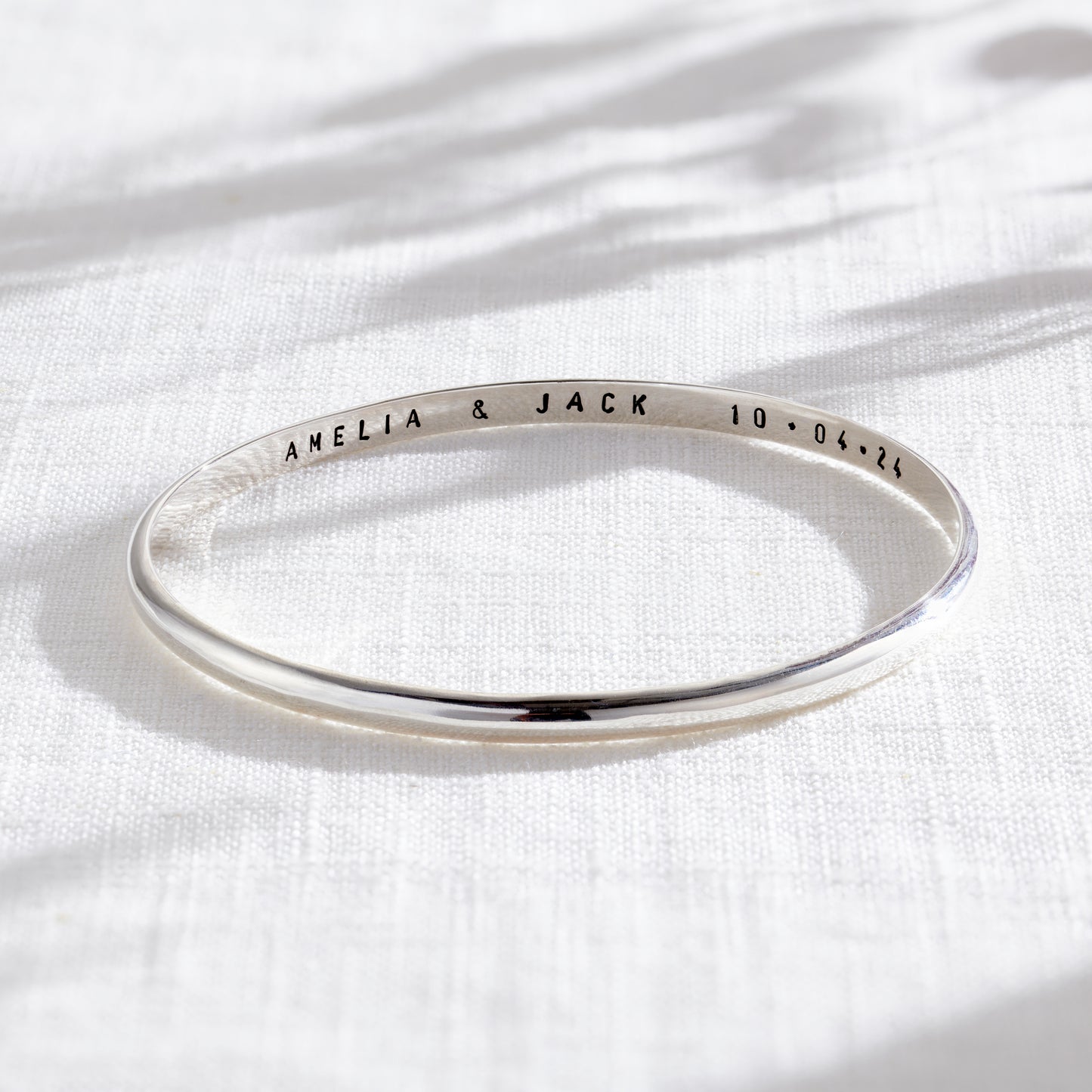 Personalised Script Bangle