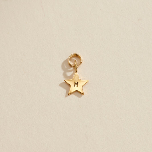 Initial Star Charm