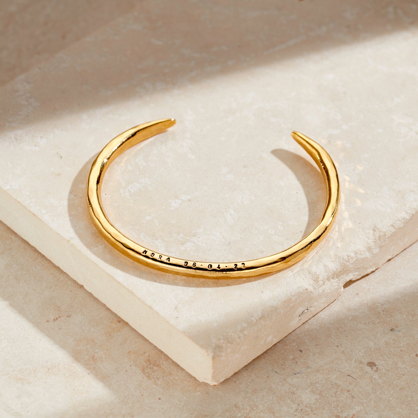 Personalised Talon Open Cuff Bangle