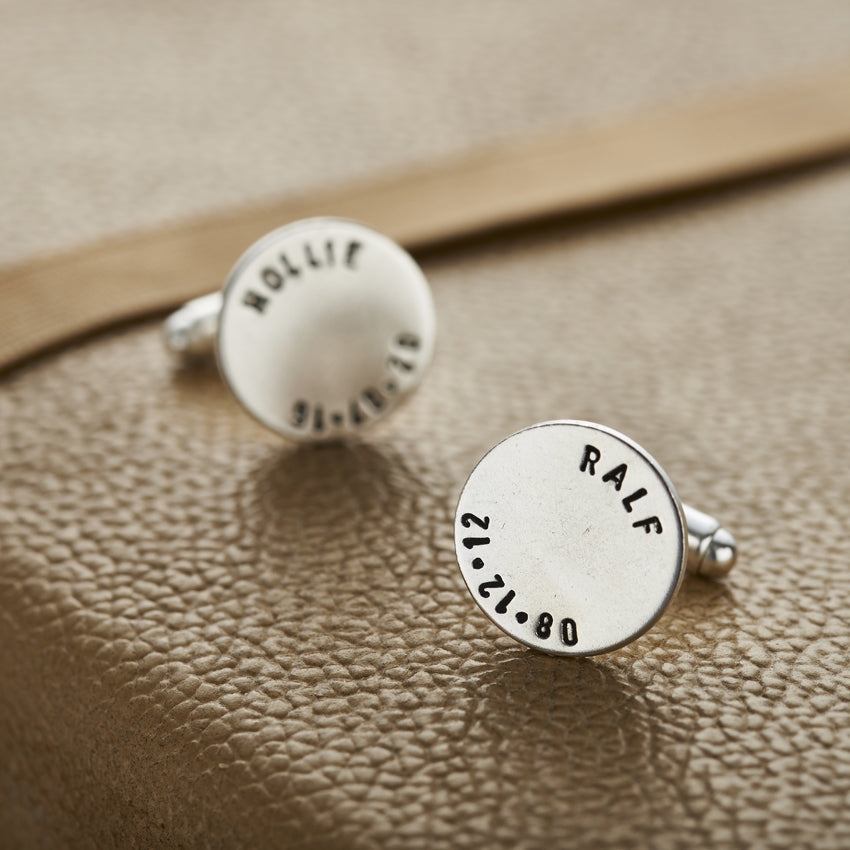 Personalised Round Cufflinks